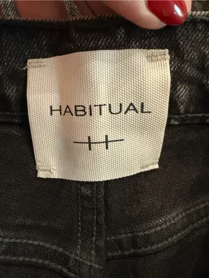 Habitual Seamed Wide Leg High Rise Acid Washed Jeans thumbnail 3