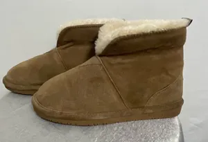 Bearpaw Tristen Chestnut Suede Shearling Boots – women’s Size 7 – (B22)✨ thumbnail 1