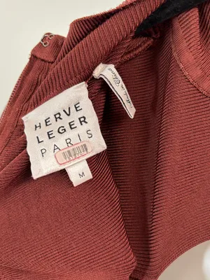 Hervé Léger Icon Cap Sleeve Gown thumbnail 3