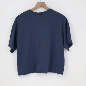 Where I'm From Connecticut USA Navy Blue Graphic Boxy Cropped T-Shirt Small thumbnail 6