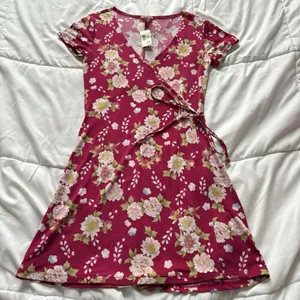 NWT Aeropostale Dress A-Line Womens Size‎ Small Pink Mini Y2K Babydoll Floral thumbnail 1
