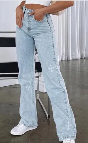 White fox jeans thumbnail 1