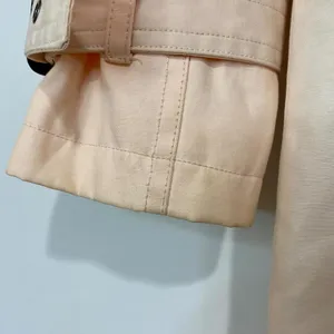 Michael Kors Women's Trench Coat With Buttons Pink Size XS FLAW thumbnail 12