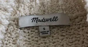 Madewell Loop-Edge Pullover Sweater Sz small thumbnail 7