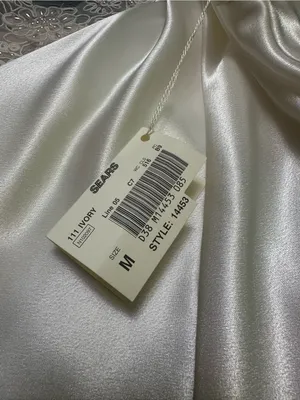 Intimo Amore Satin Ivory Wrap Robe with Nightgown vintage M thumbnail 9