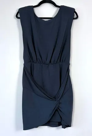 Free People Runaway Knit Sleeveless Mini Dress in Black Medium thumbnail 5