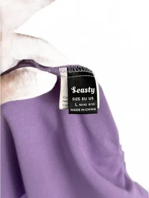 Cute Flowy Top Size L Purple Size L thumbnail 5