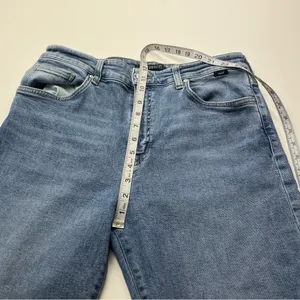 Mavi Barcelona High Rise Wide Leg Womens Size 31 Blue Denim Jean‎ *TINY FLAW thumbnail 11