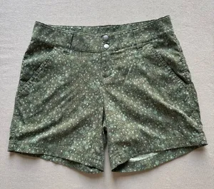 Columbia Green Patterned Outdoor Shorts thumbnail 1