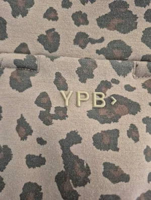 Abercrombie YPB Cheetah Print Half-Zip Pullover - Brown and Black Large thumbnail 4