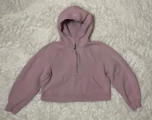 Lululemon Scuba Oversized Half-Zip Hoodie in Pink Peony thumbnail 5