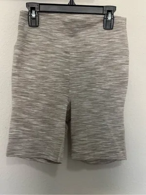 Outdoor Voices Flow 7" Bike Shorts Heathered Oatmeal Size S Small thumbnail 4