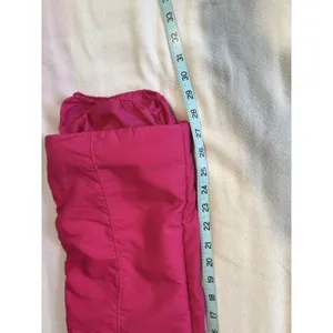 Europa Snow Ski Bib Overalls Juniors Pink Zip Front Size‎ 10 Lined thumbnail 7