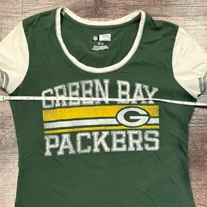 Green Bay Packers NFL Football Sports Team Women’s Short Sleeve Tee Size Small thumbnail 3