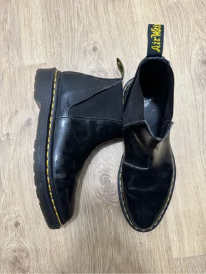 Doc Martens Bianca Boots Ankle Bootie US 7 Patent Leather Biker Grunge Utility thumbnail 6