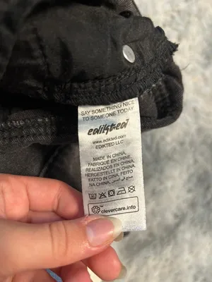Edikted Black Jeans Low-Rise thumbnail 4