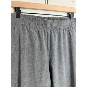 Banana Republic BR Sport Flyweight Jogger Pants Core Temp Grey Heather Womens L‎ thumbnail 4