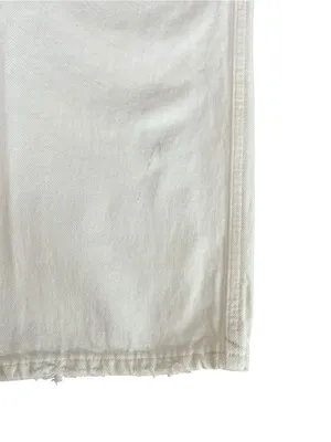 AGOLDE Women’s 90’s Straight Leg White Enamel Denim Distressed Button Fly Jeans thumbnail 13