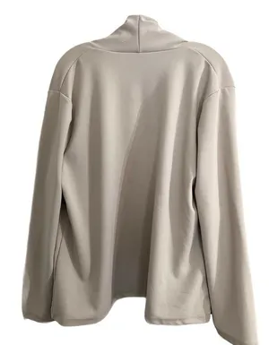 Beige Open Front Blazer Women’s 3X thumbnail 2