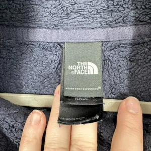 The North Face Osito Snap Neck Fleece Pullover Jacket‎ Blue Purple Womens Medium thumbnail 7