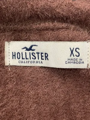 Hollister Soft V-Neck Sweater in Brown thumbnail 4