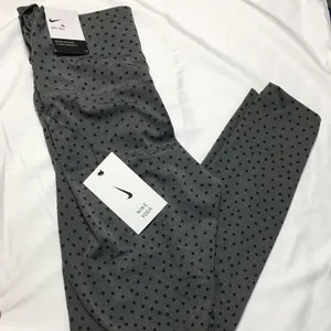 Nike • Yoga Polka Dot Black and Grey High Waisted Size Small thumbnail 3