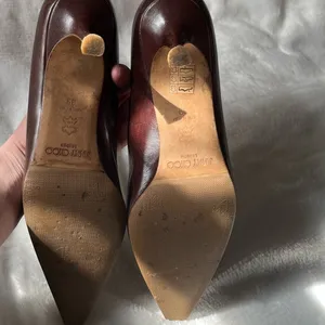Vintage Jimmy Choo Brown Pumps Size 39 thumbnail 11