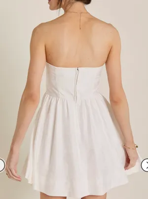 Francesca's White Mini Dress thumbnail 4
