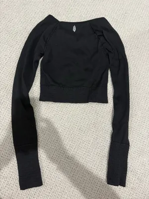 Free people cropped long sleeve thumbnail 3