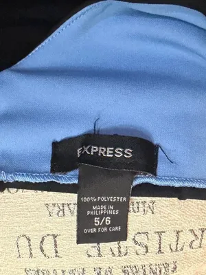 Express Black Draped Pencil Midi Dress Sz 5/6 thumbnail 6