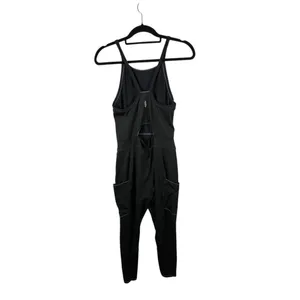Free People Movement Cross‎ The Line Bodysuit Black Women’s Size Medium athletic thumbnail 6