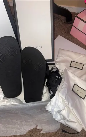 Lightly Used Black Slides - Women’s Size 7 thumbnail 4
