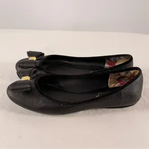 Ted Baker Sually Pebble Leather‎ Bow Ballet Flats in Black Size 6 or 37 thumbnail 7