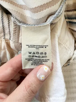 Free People We The Free Patti Pant in Textured Neutral Stripes thumbnail 7
