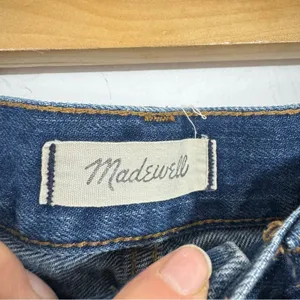 Madewell Blue The Perfect Vintage Jeans Womens 26 Raw Hem High Rise Denim Casual thumbnail 9
