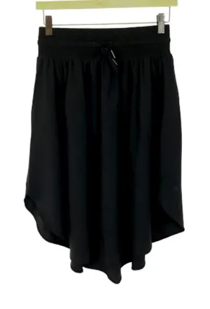 Womens Size 6 Lululemon Black Pull On A-Line Midi Skirt thumbnail 1