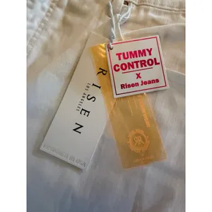 Risen Jeans Womens Plus Size 3XL White Wide-Leg Trouser Jeans High Rise thumbnail 3