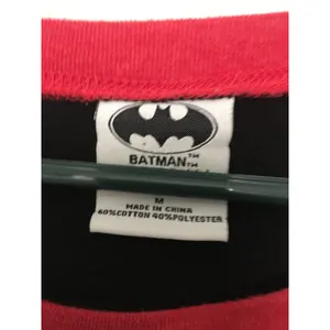 Women's Juniors Sweatshirt Batman Harley Quinn Ringer Size M Multi-Color thumbnail 6