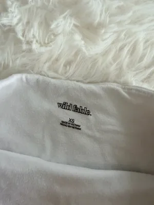Wild Fable White Strapless Tube Top Size XS thumbnail 2
