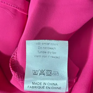 Womens‎ Top M Pink V Neck Pullover Short Sleeve Top Casual Careerwear Flowy thumbnail 7