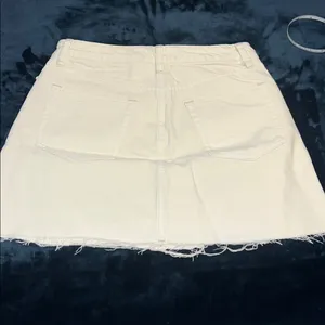 Free People White Denim Button Up Skirt Size 28 thumbnail 5