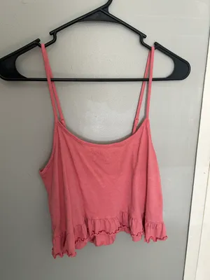 American Eagle Outfitters Pink Crop Top thumbnail 1