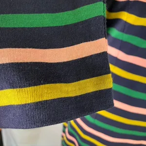 J. Crew Striped Knit‎ Midi Dress Long Sleeve Pink Green Yellow Navy Size 2 New thumbnail 14