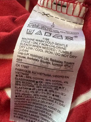 GAP Factory Red & White Striped Turtleneck Sweater thumbnail 7
