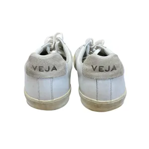 Veja Esplar Women White Leather Lace Up Low Top Athletic Sneakers Shoes Size 9.5 thumbnail 2