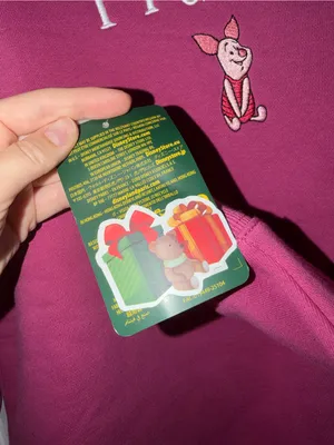 Disney Winnie the Pooh Magenta Crewneck Sweatshirt thumbnail 5