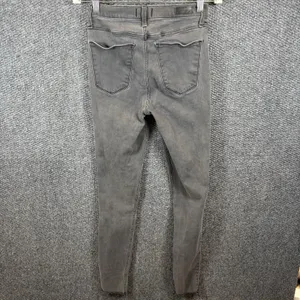 Abercombie And Fitch Jeans Womens 28/6L Gray Faded Denim High‎ Rise Jean legging thumbnail 9