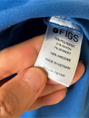 Figs Winning Blue Women’s Catarina One Pocket Scrub Top thumbnail 4
