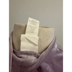 HM Lavender Velvet Mock Neck Long Sleeve Bodycon Dress Purple Shimmer Small thumbnail 5