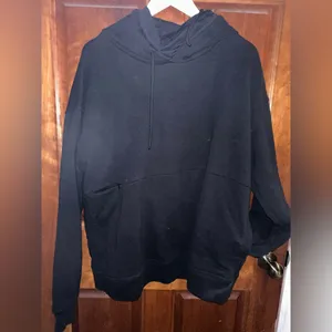 Fabletics women black large long sleeve hoodie with neck liner thumbnail 4